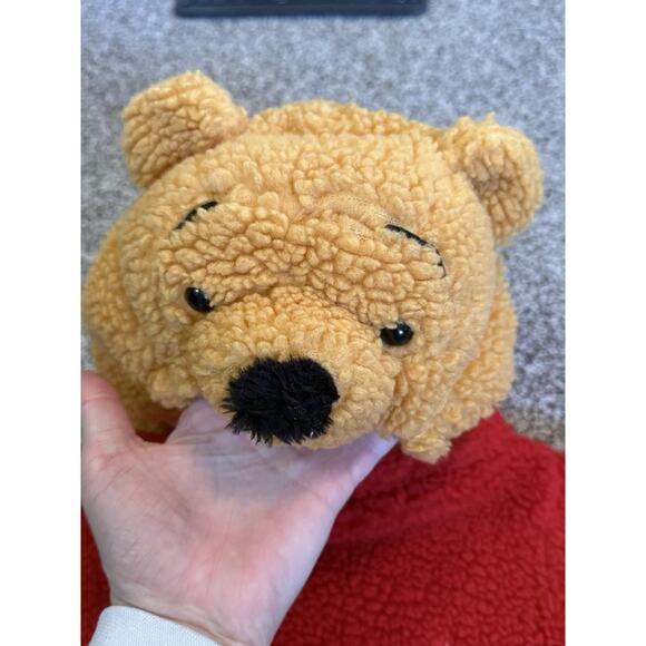 Disney Winnie the Pooh Hoodie Toddler Red Yellow Sherpa Fleece No Tag See Photos - Picture 3 of 7